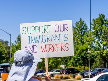 Support Immigrant Workers Sign