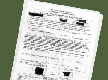 Voluntary Departure form