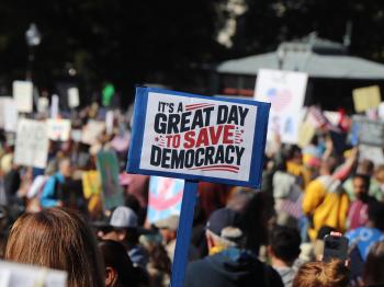 Save Democracy poster